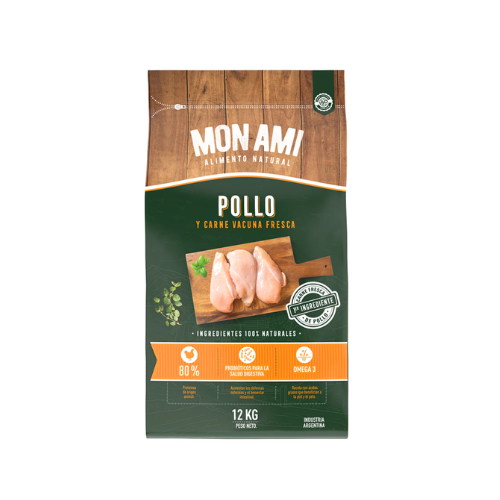Mon Ami Alimento Pollo 12 Kg