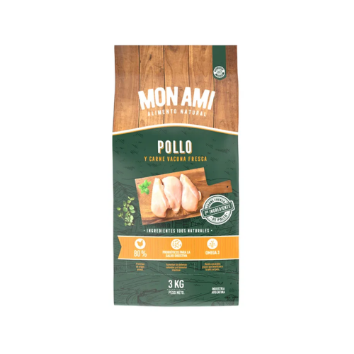 Mon Ami Alimento Pollo 3 Kg